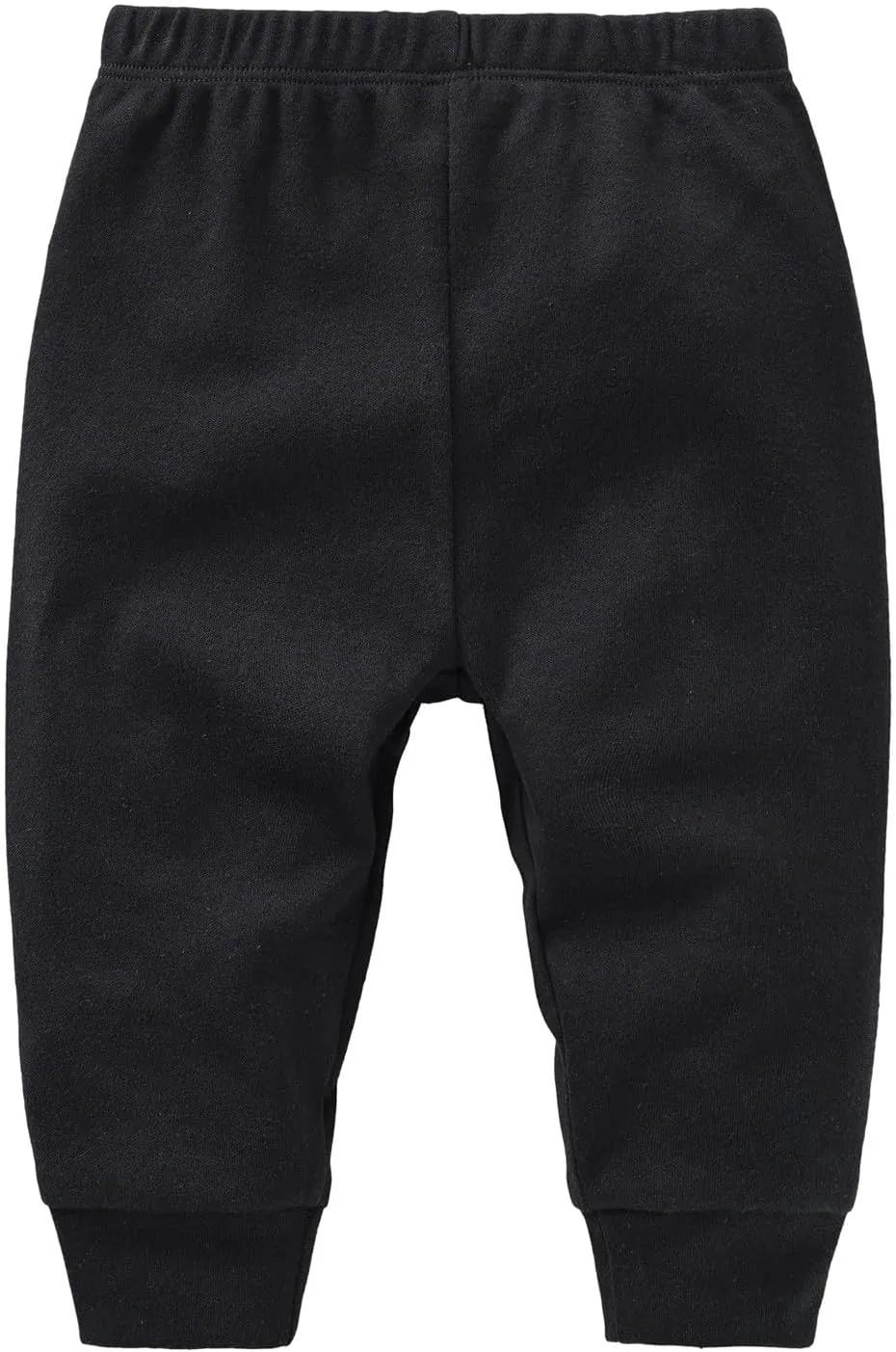 Baby Boys' Pull-on Sweatpants Infant Boy Elastic Jogger Pants Toddler Cotton Basic Solid Athletic School Trousers