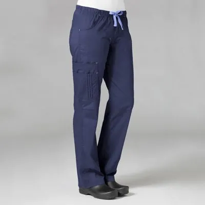 Blossom Pintuck Cargo Pant XS-2XL by Maevn / Navy