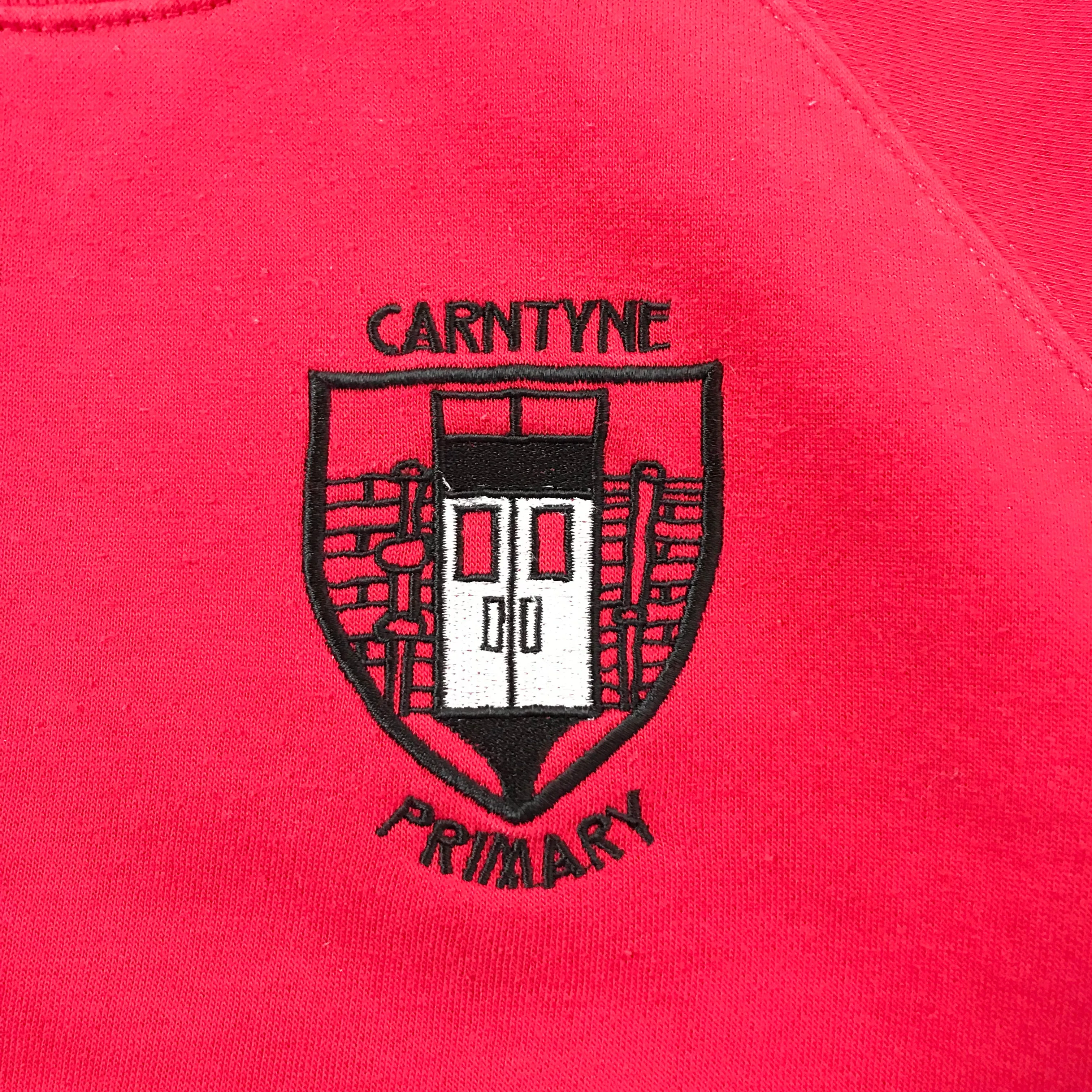 *Carntyne Primary Red Crewneck Sweatshirt