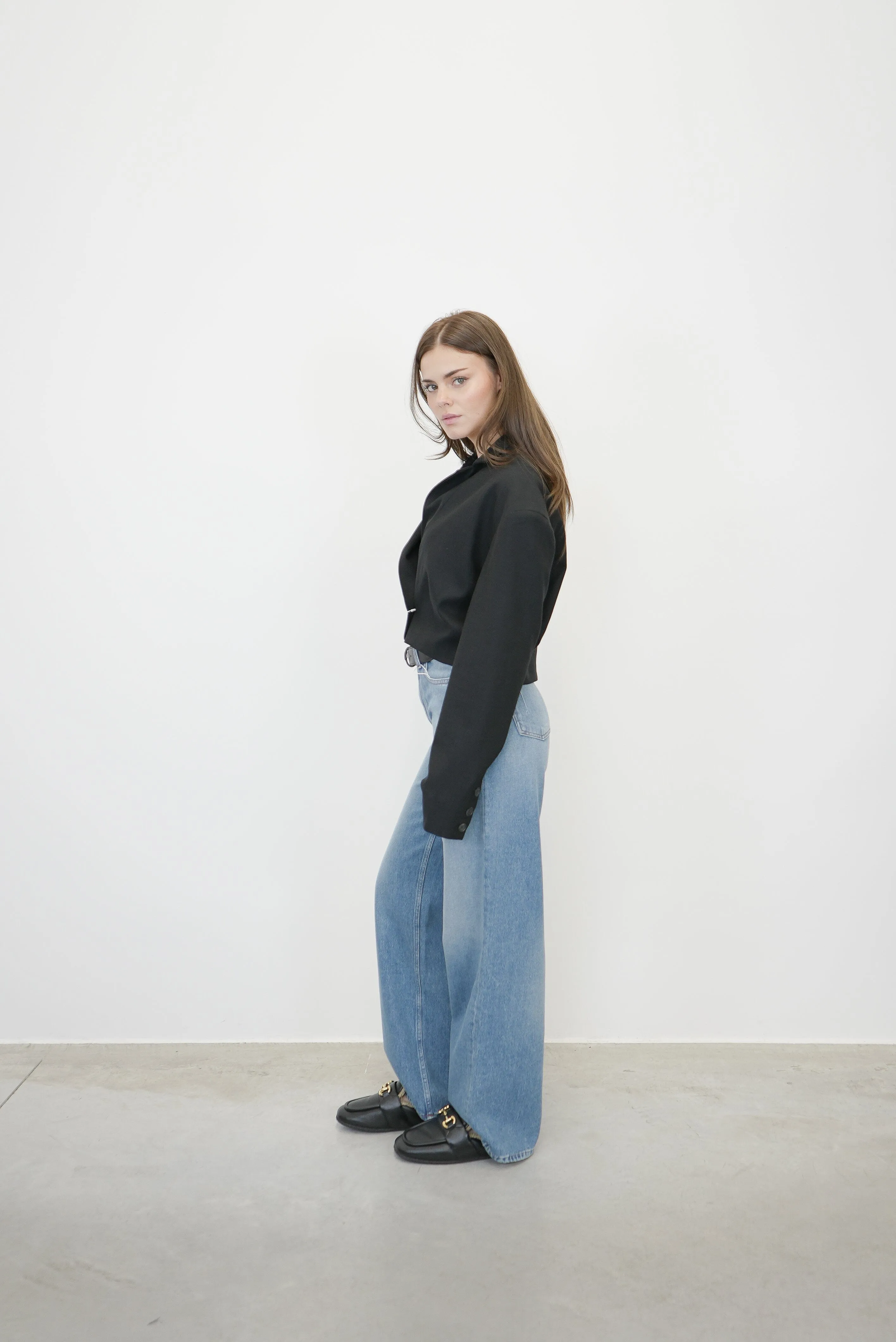 CHER CROPPED LOOSE FIT BLAZER