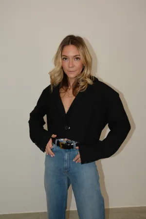CHER CROPPED LOOSE FIT BLAZER