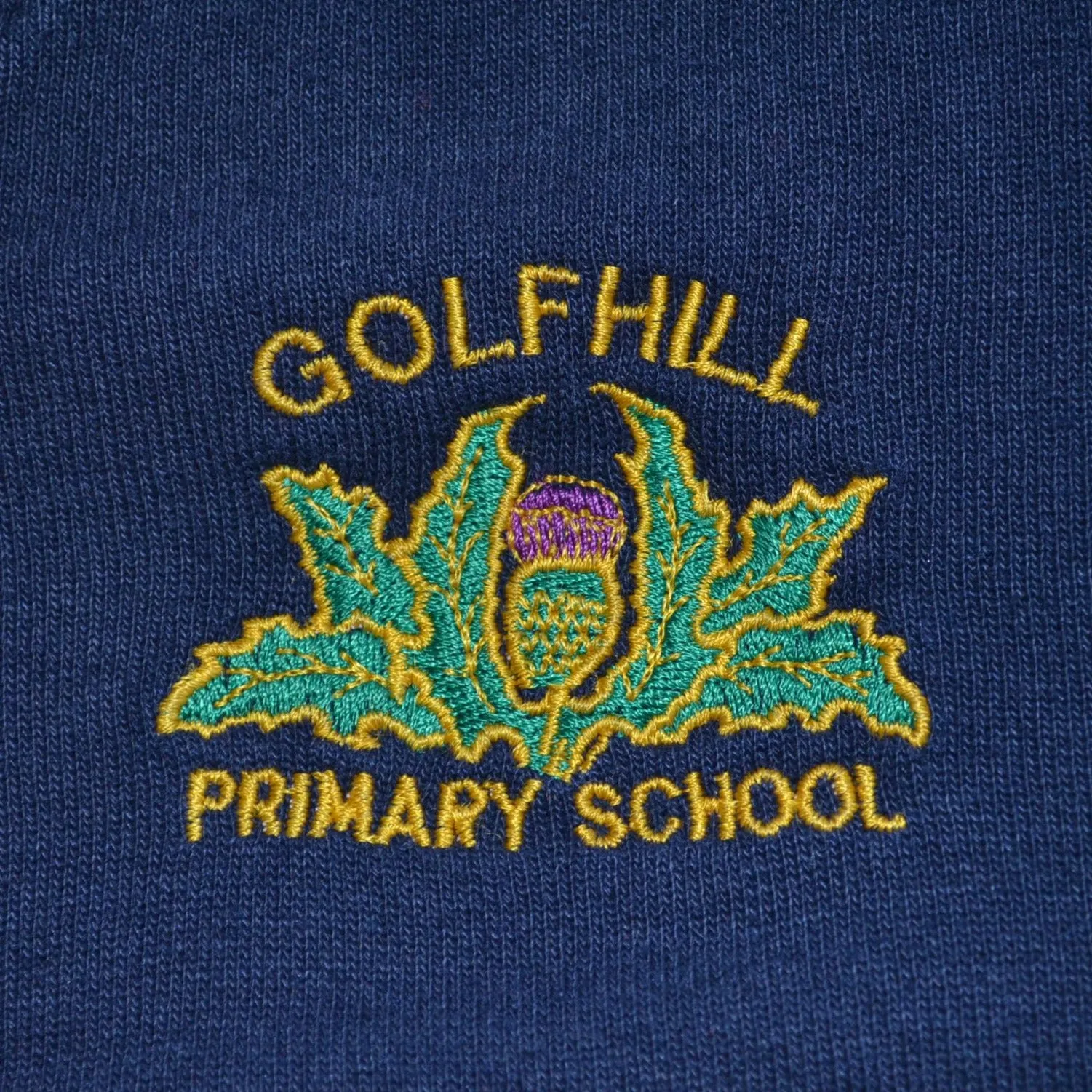*Golfhill Primary navy V-neck sweater