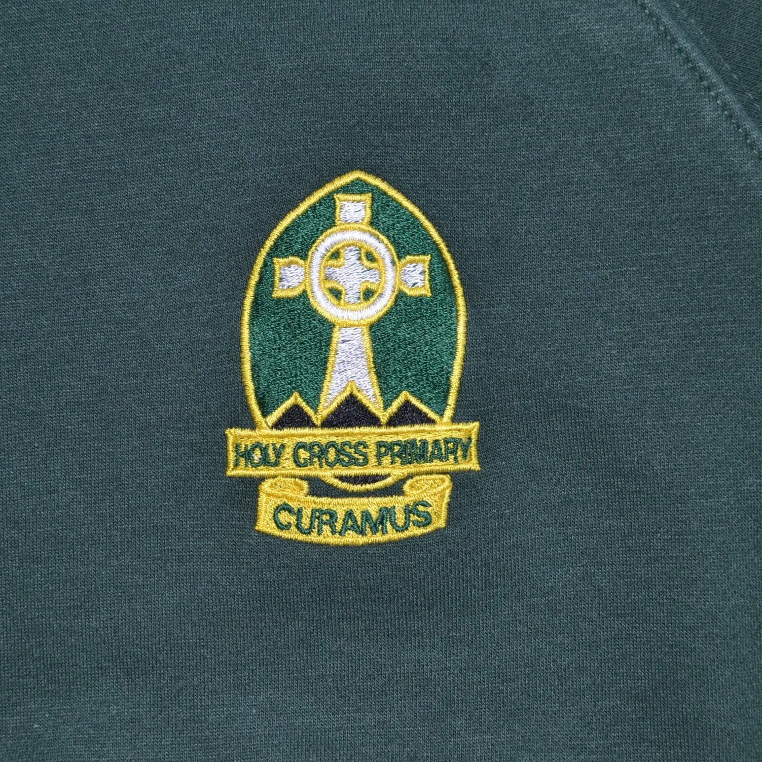 *Holy Cross Primary green crew neck sweatshirt
