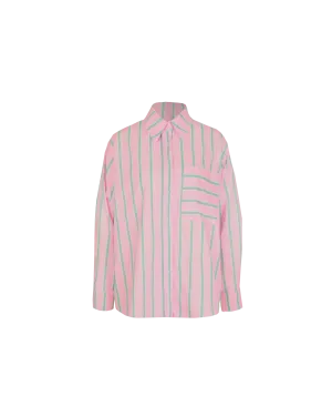 IDA SHIRT PINK APPLE STRIPE