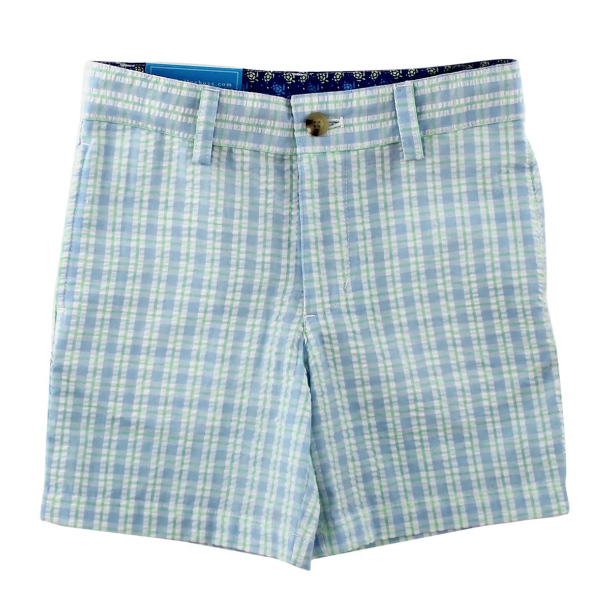 J. Bailey Retreat Plaid Seersucker Shorts