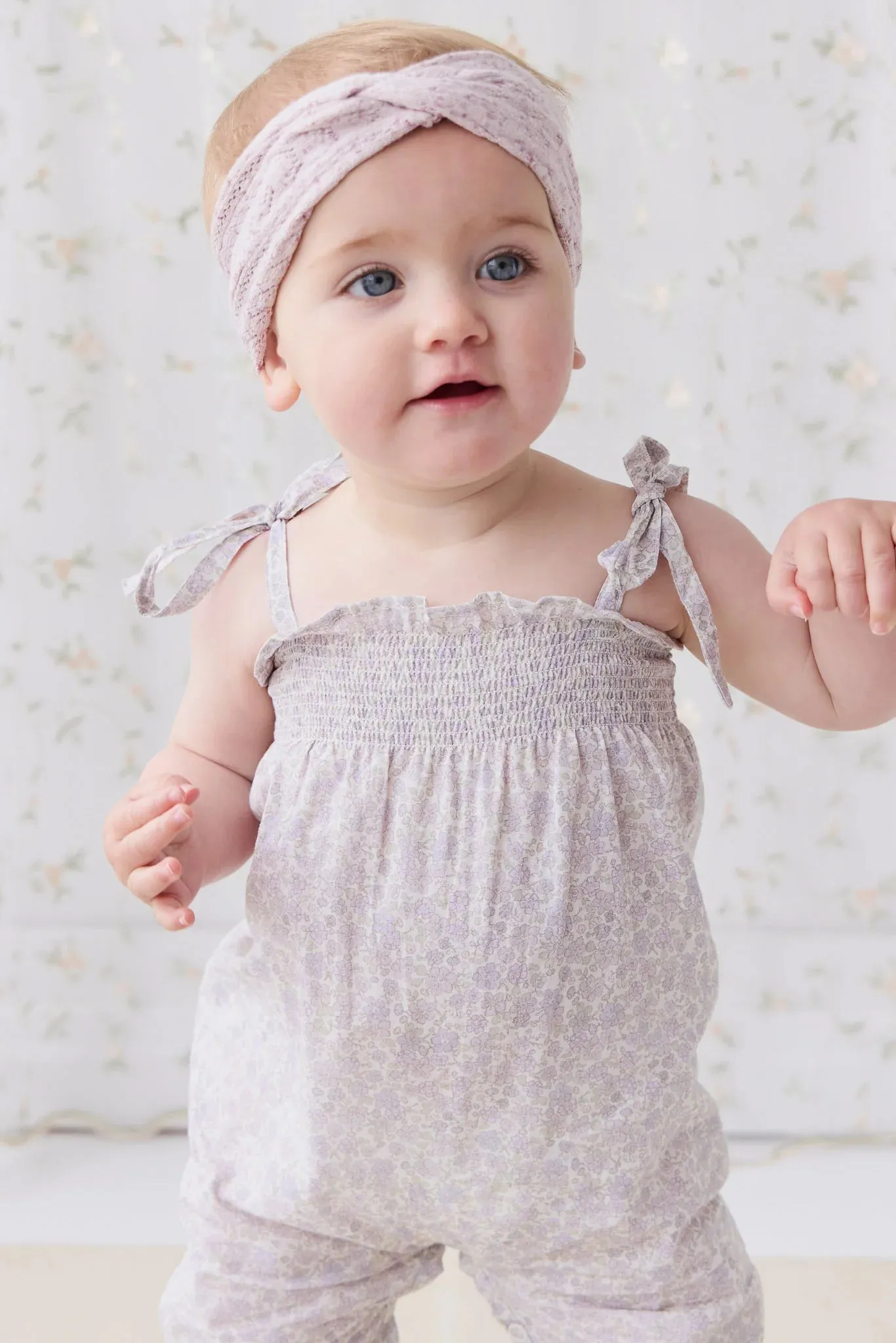 Jamie Kay - Organic Cotton Summer Playsuit (Chloe Lavender)