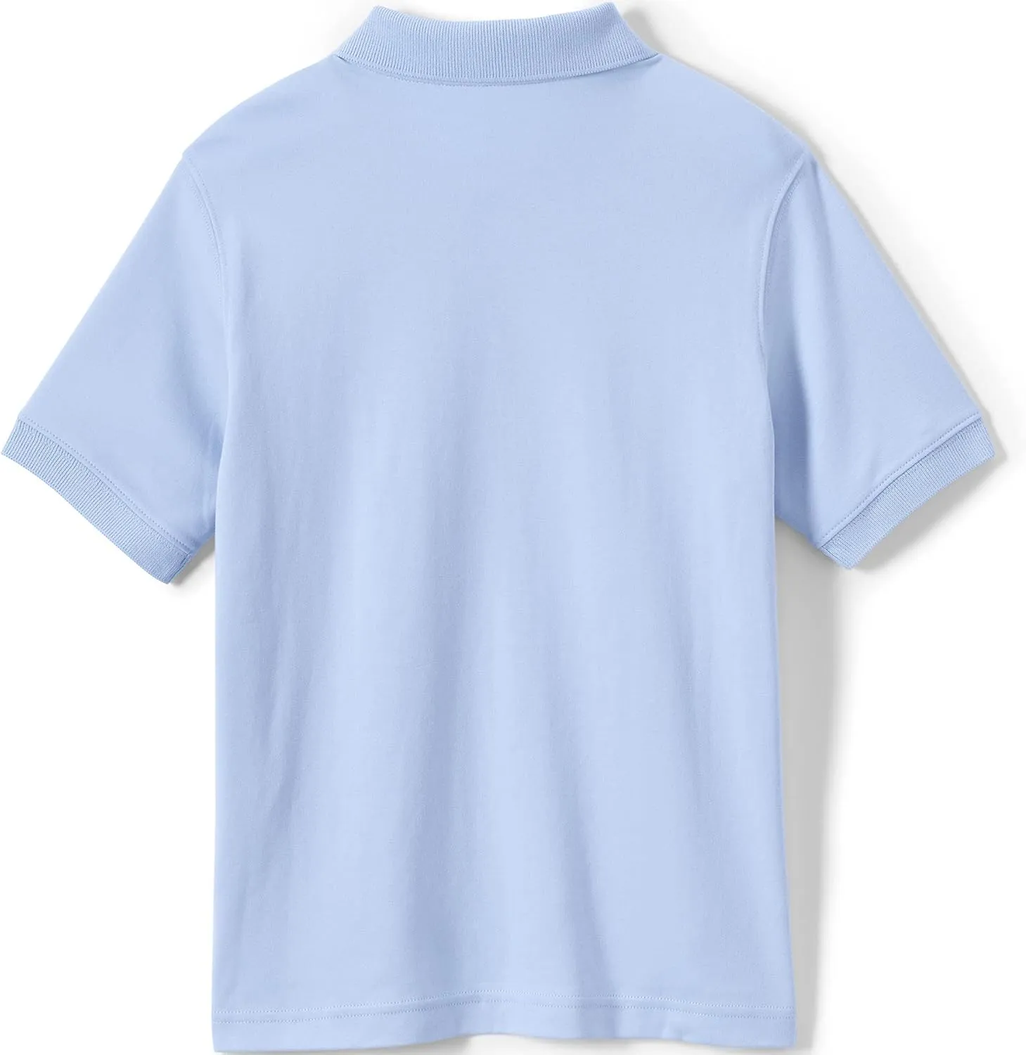 Lands' End School Uniform Kids Short Sleeve Interlock Polo Shirt