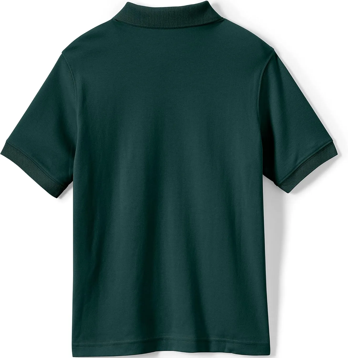 Lands' End School Uniform Kids Short Sleeve Interlock Polo Shirt