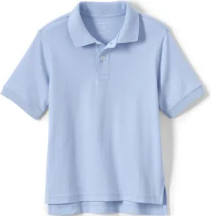Lands' End School Uniform Kids Short Sleeve Interlock Polo Shirt