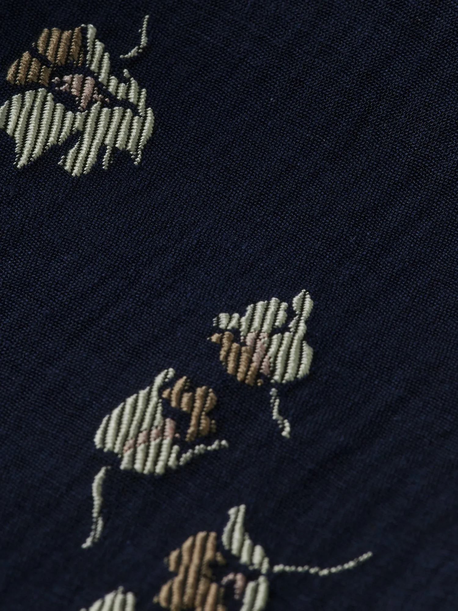 Lowry mid-rise slim-fit jacquard pants