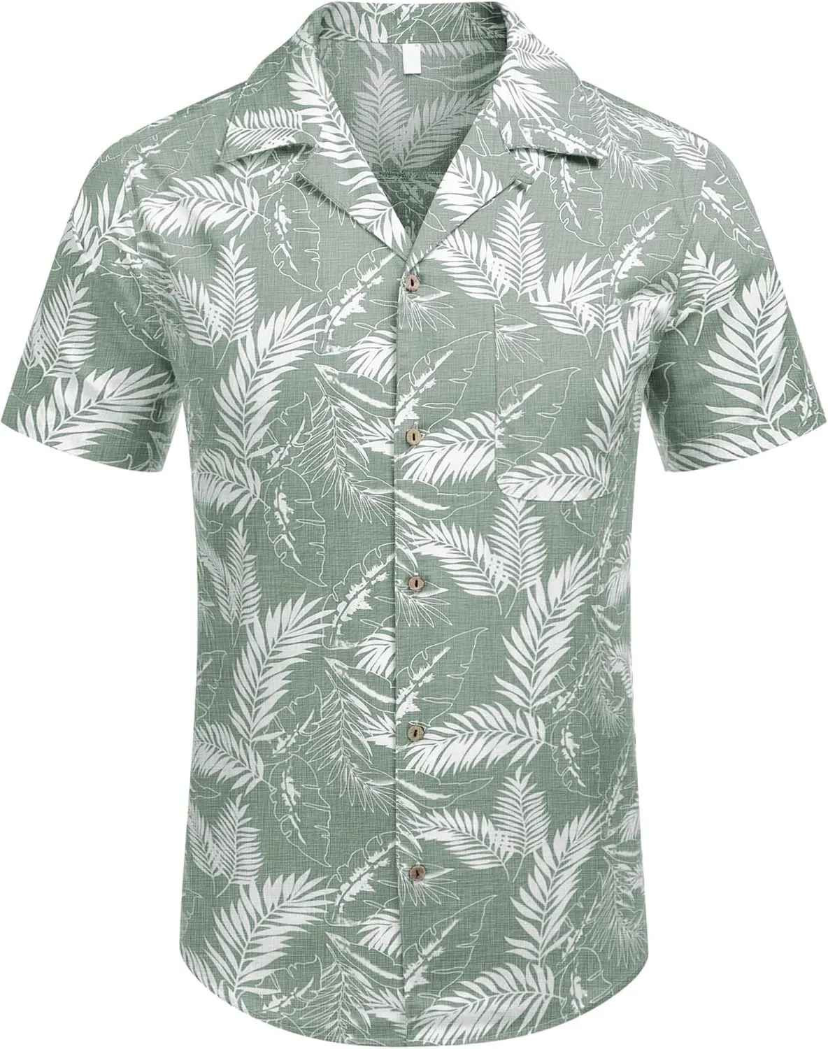 Men's Hawaiian Shirt Tops Vintage Short Sleeve Button Down Beach Shirt Male Tropical Floral Summer Pullover Party Holiday