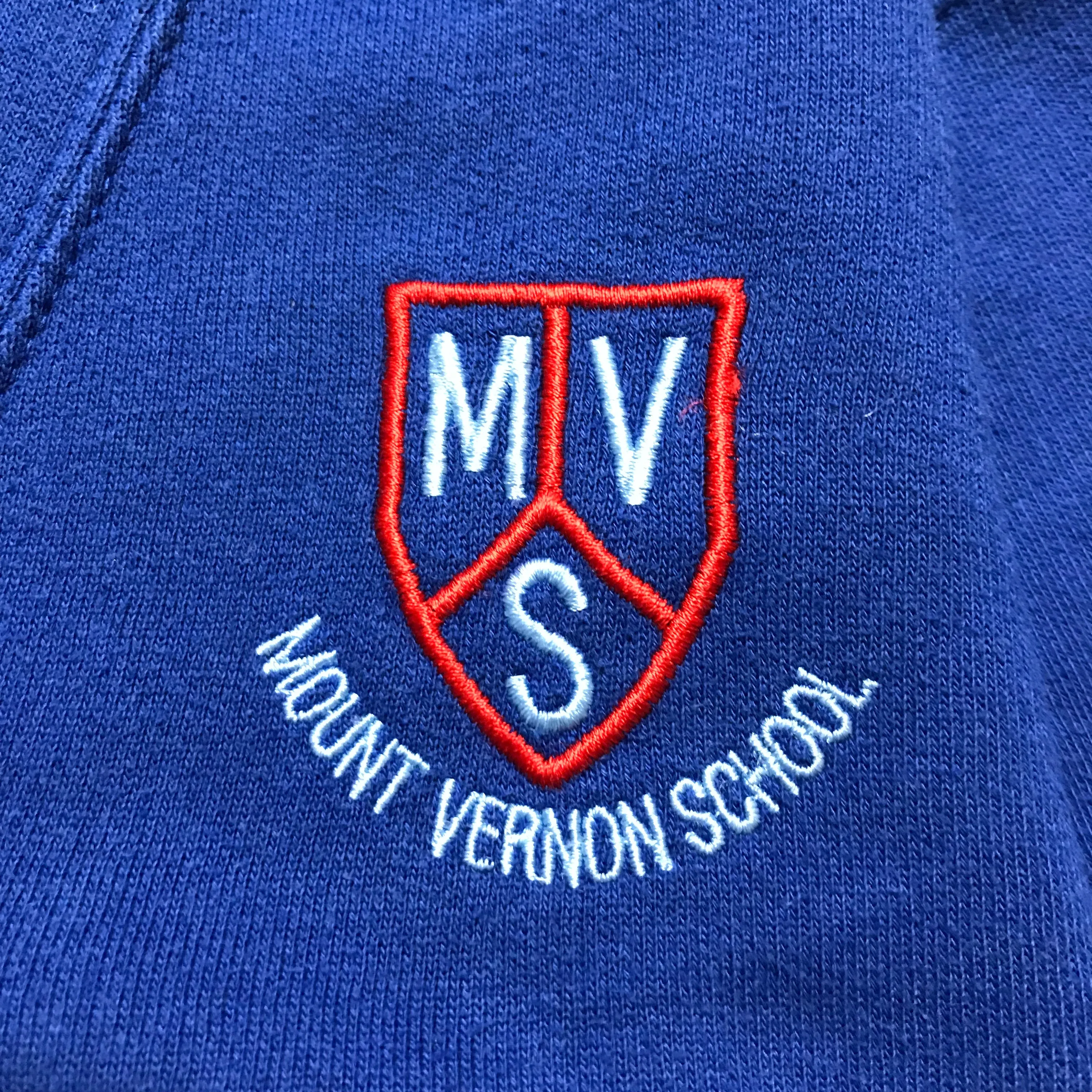 *Mount Vernon Primary Royal Blue Sweatshirt Cardigan