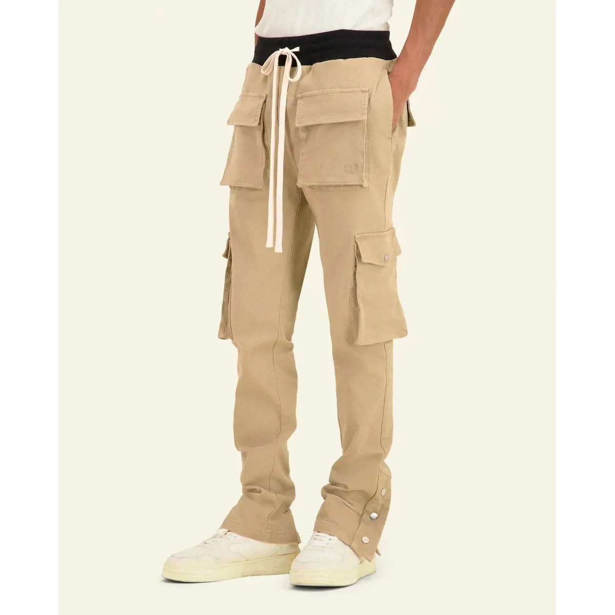 Mouty Beige Cargo Pants