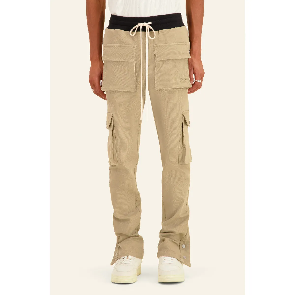 Mouty Beige Cargo Pants