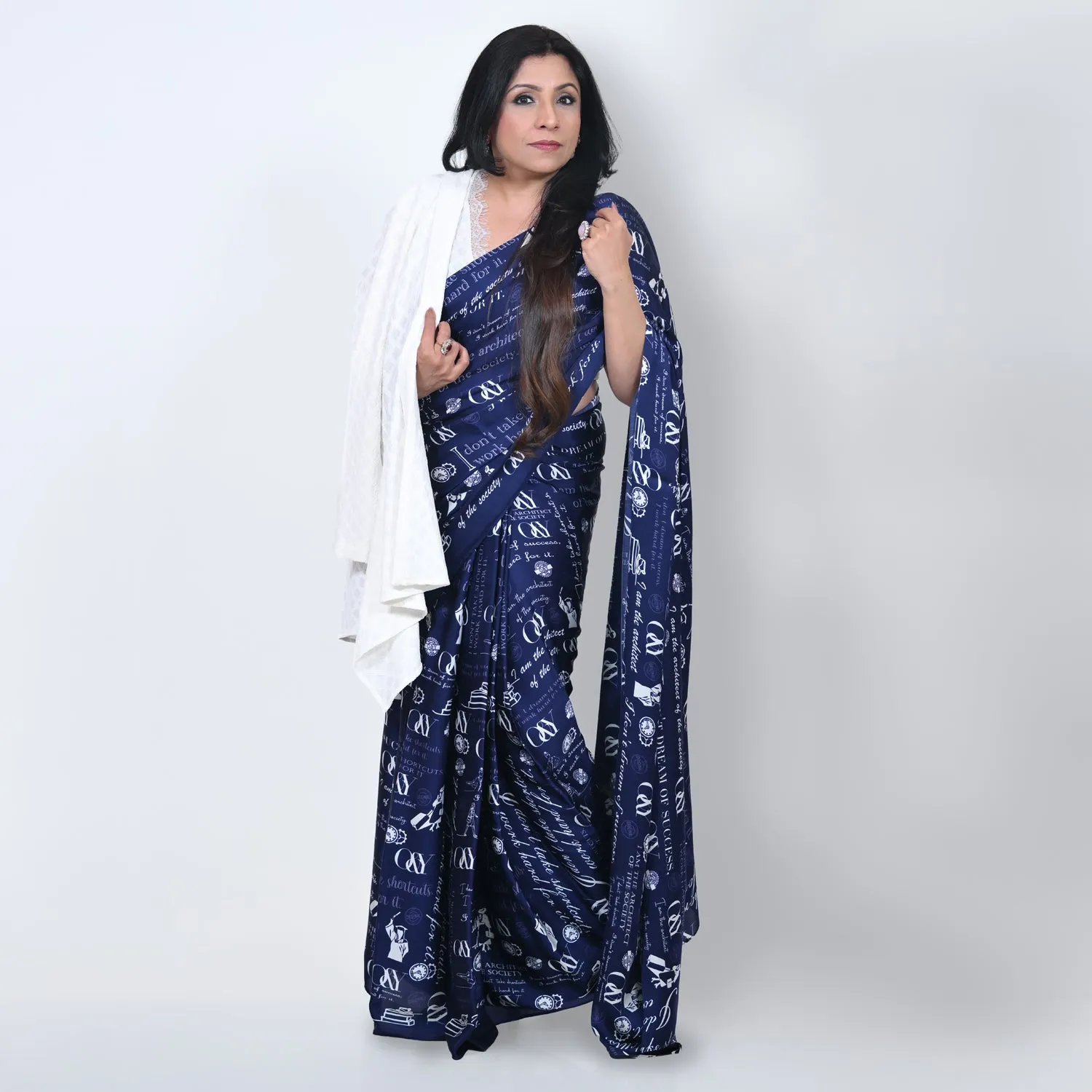 O&Y Print Saree