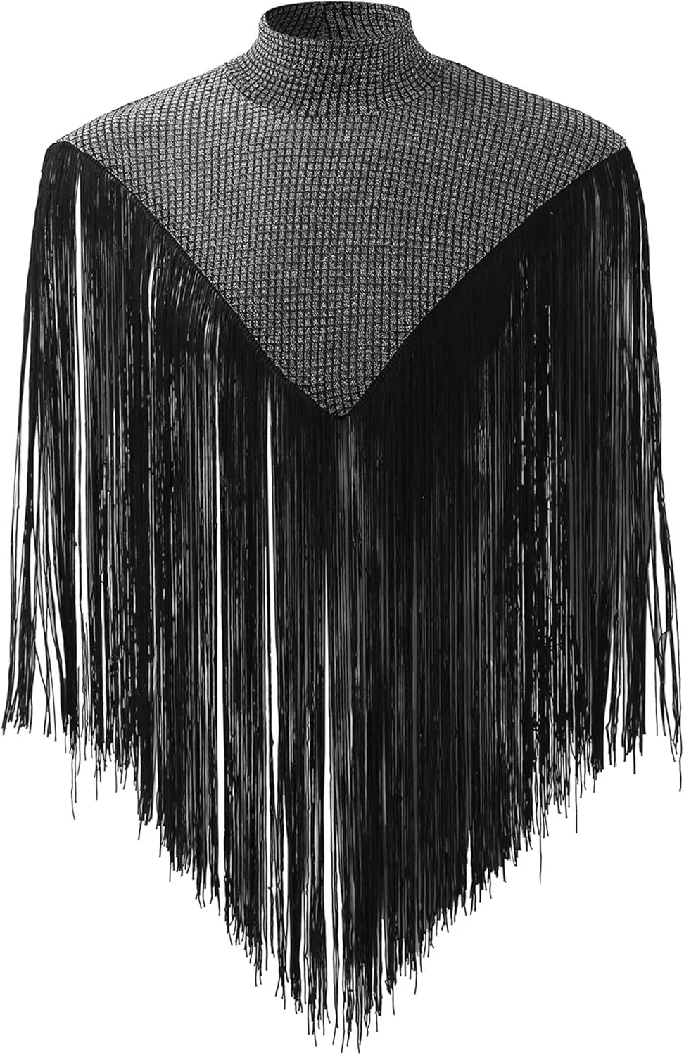 Panegy Men's Tassel Shrug Tank Top Clubwear Disco Rave Outfits