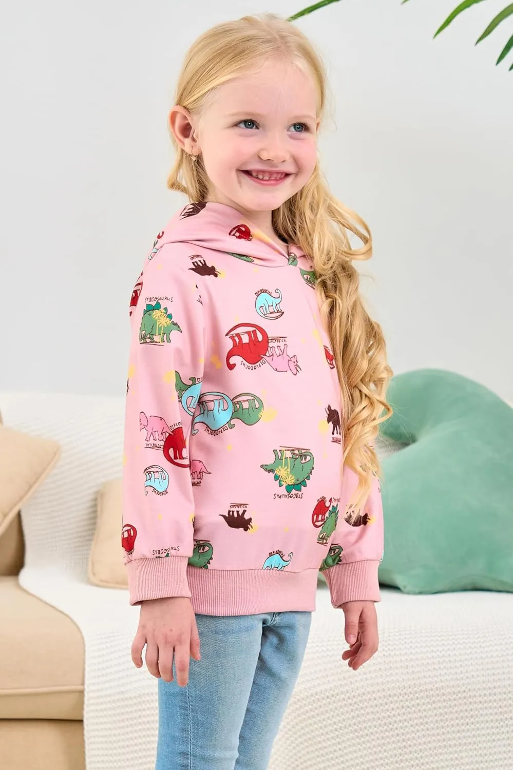 Popshion Toddler Girls Hoodies Kids Pullover Sweatshirt Butterfly Sweater Casual Hoodies Sweatshirts Long Sleeve Shirts Tops