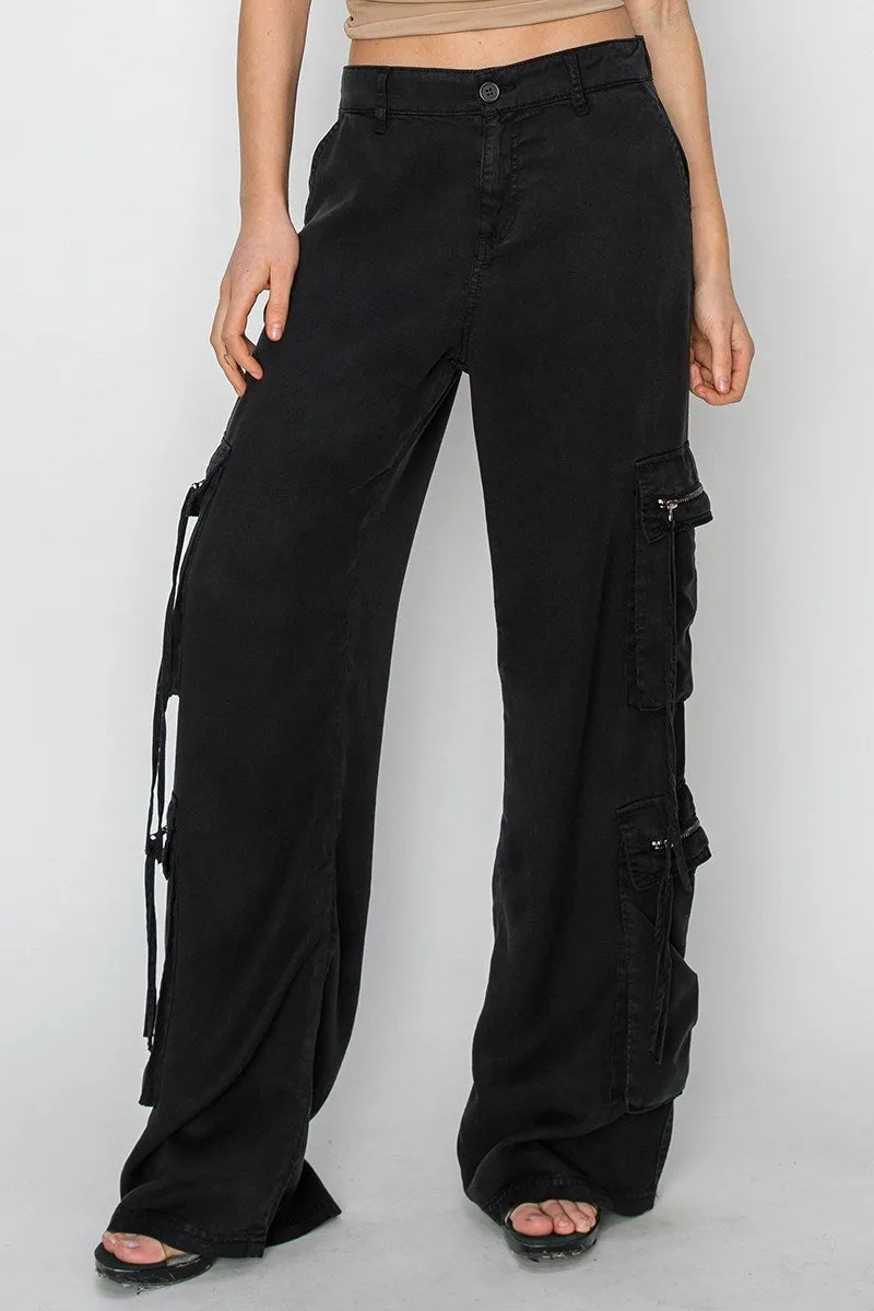 Risen Tencel Multi Cargo Pocket Pants