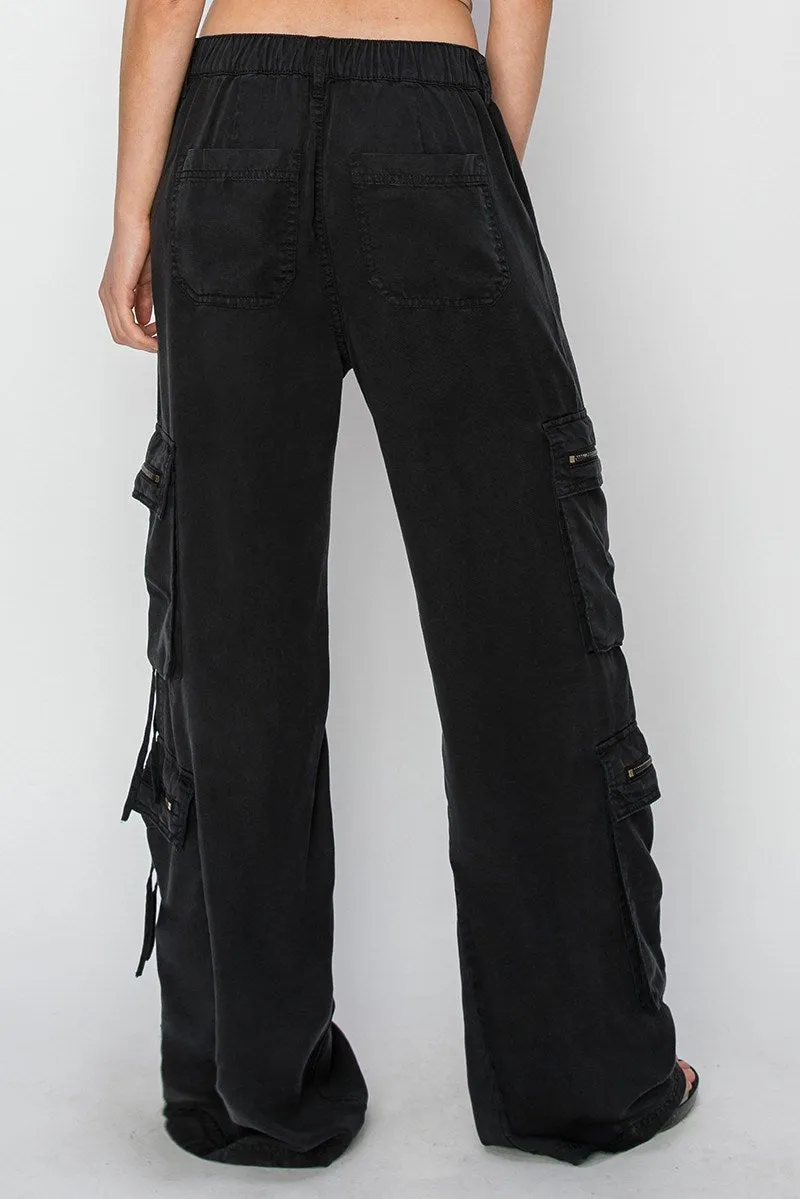 Risen Tencel Multi Cargo Pocket Pants