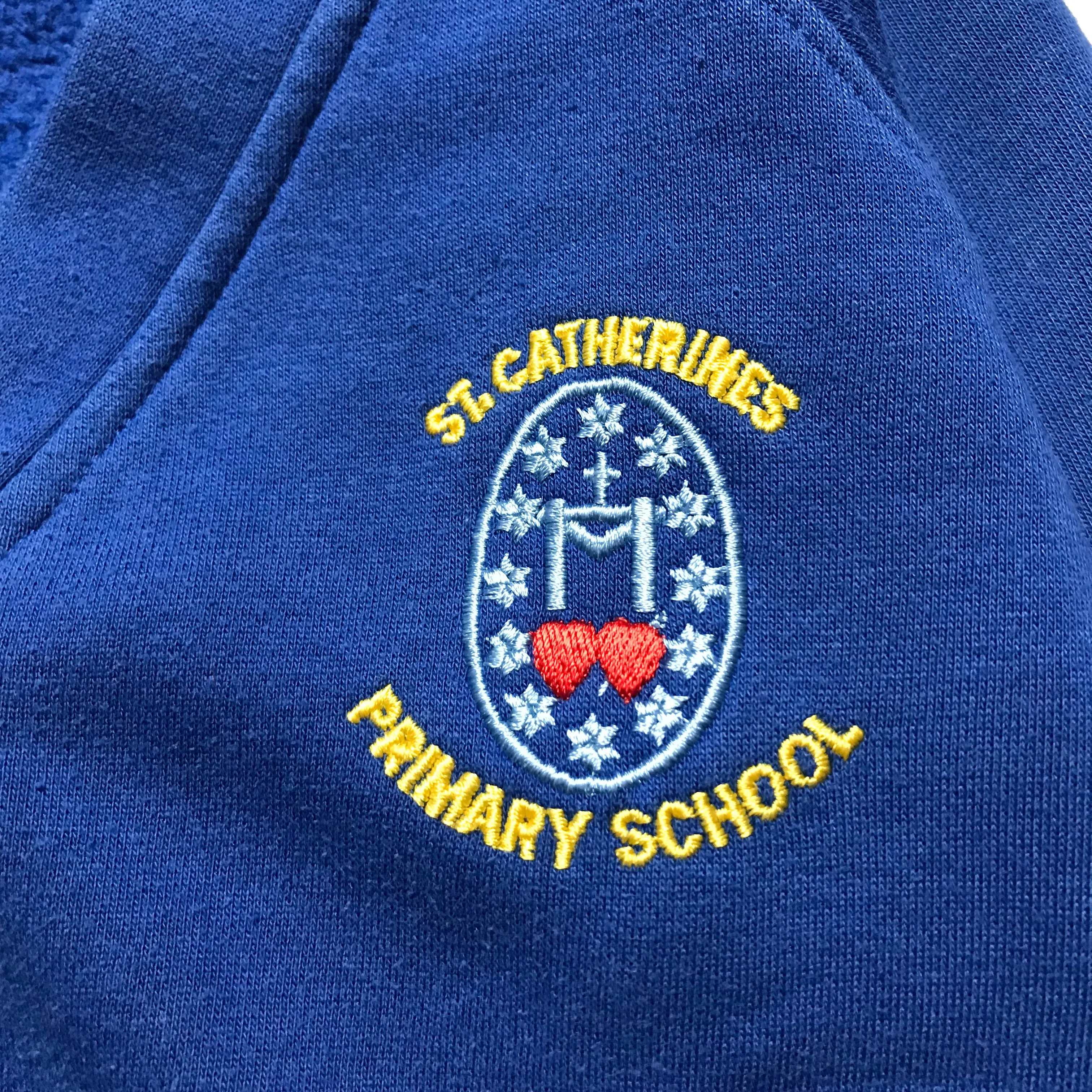 *St Catherines Primary Royal Blue Jersey Cardigan