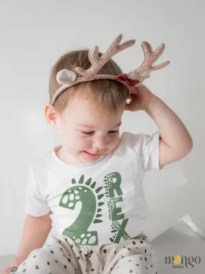 Two Rex Brithday Tshirt for Kids, 2nd Birthday Outfit for Boys Shirt, Dinosaur Tshirt T-Rex Tee