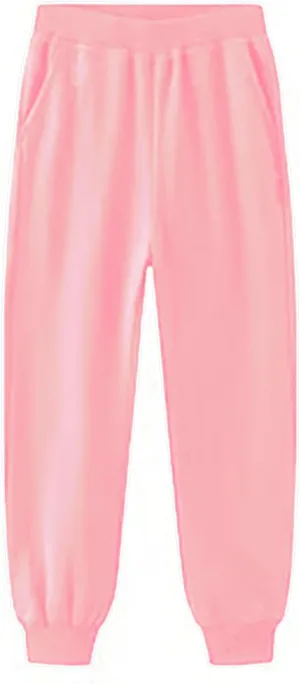Unisex Casual Sweatpants Boys Girls Solid Color Jogger Pant Cotton Pull-On Athletic Playwear Pants
