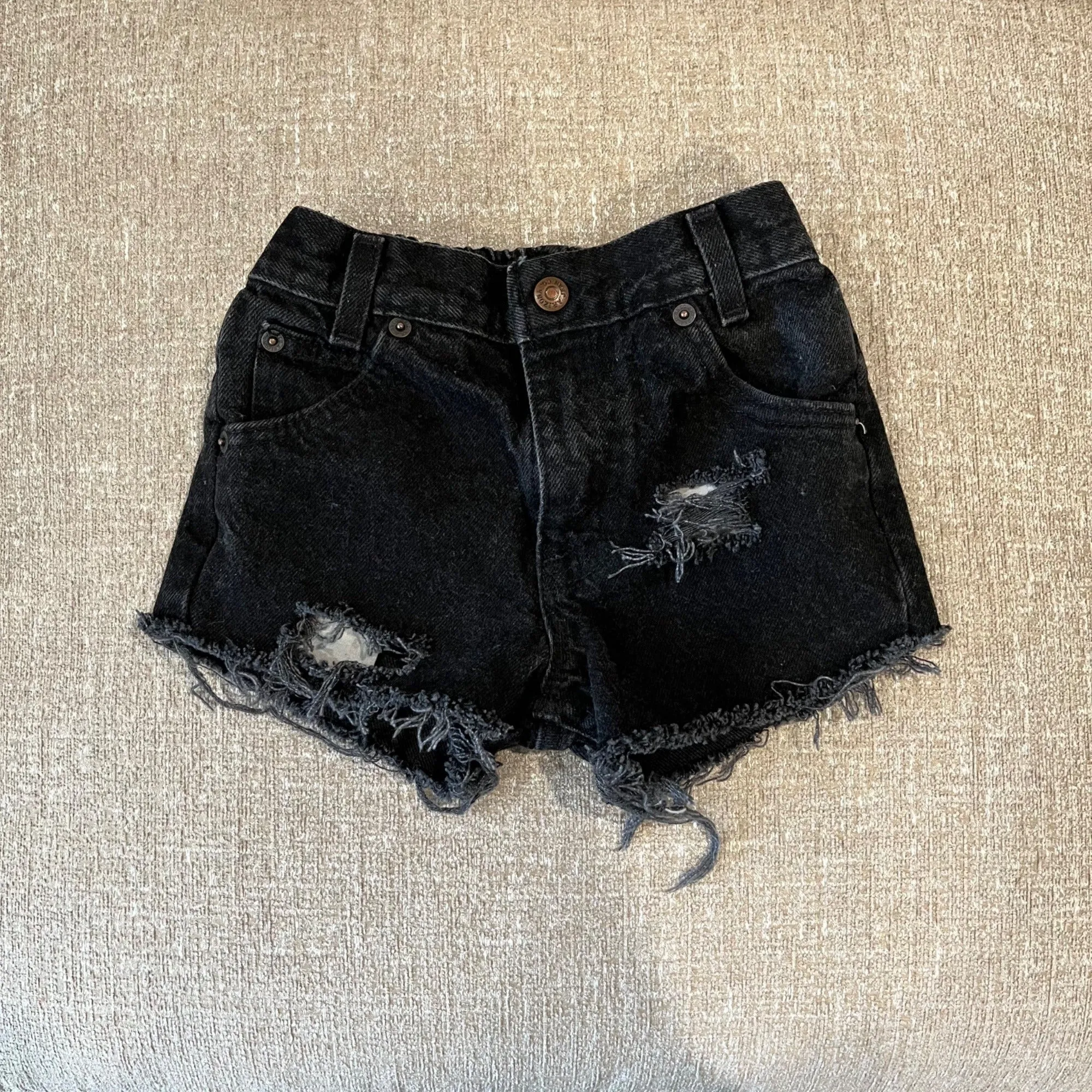 Vintage Little Arizona Cut Off Jean Shorts 5T USA