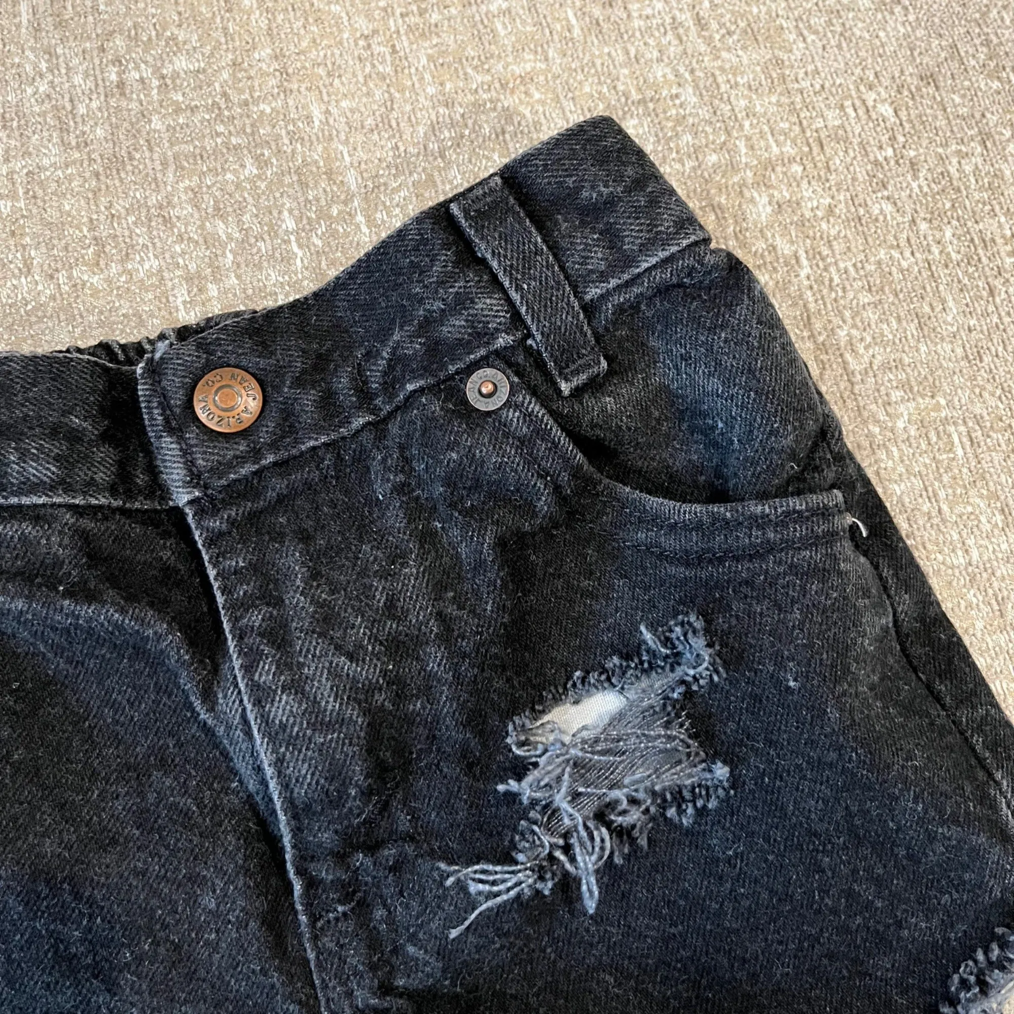 Vintage Little Arizona Cut Off Jean Shorts 5T USA