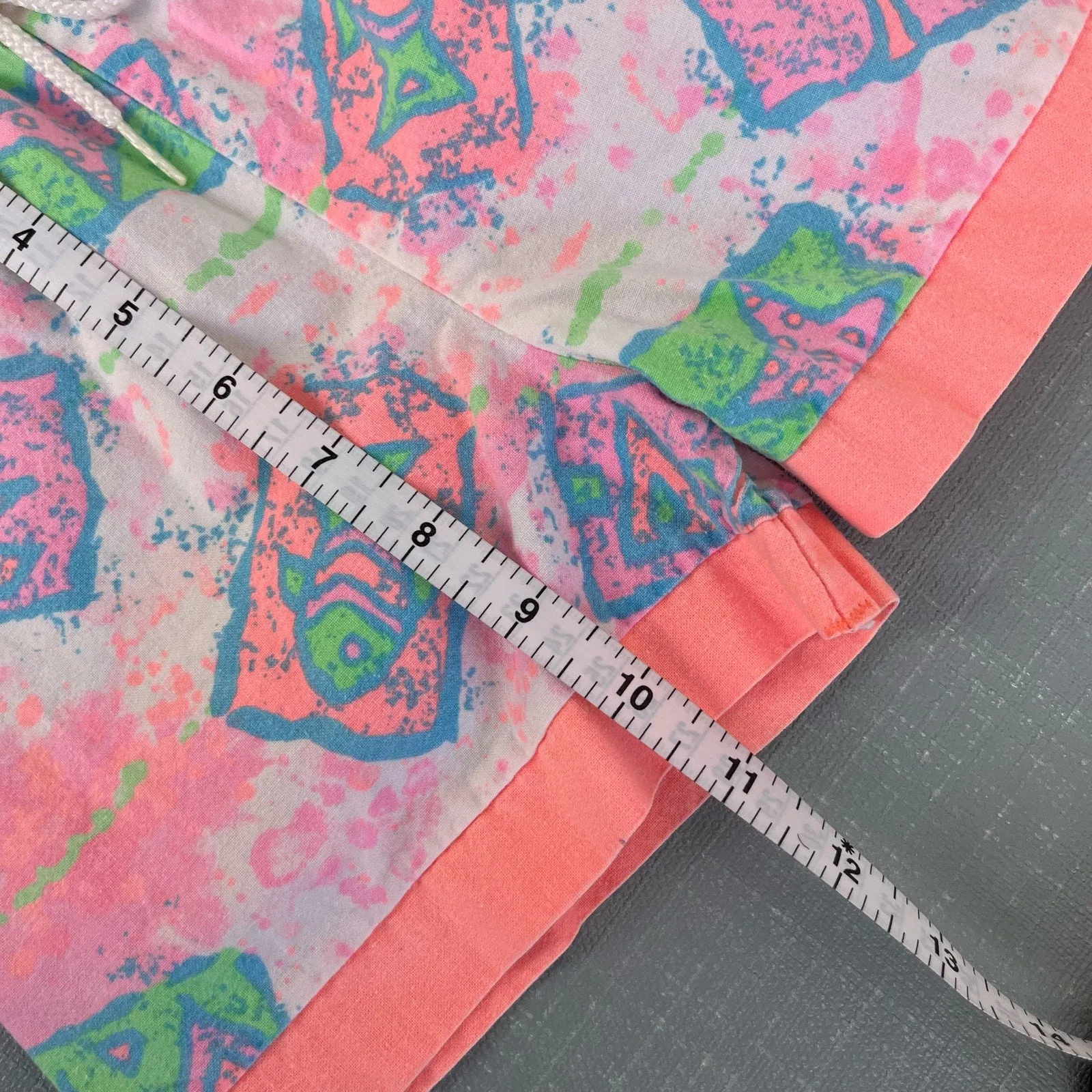 Vintage Little Brooke Neon Fish Shorts 3T