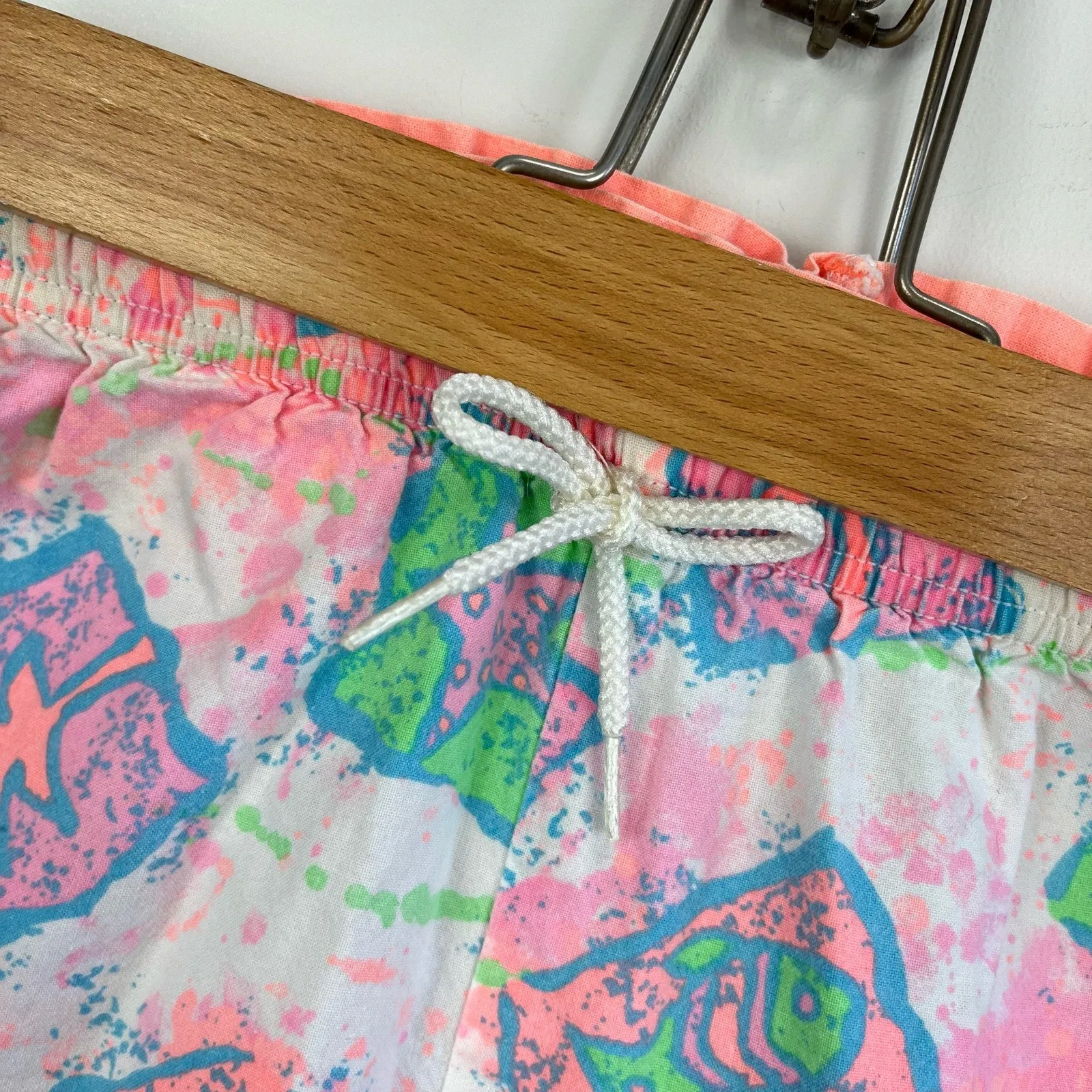 Vintage Little Brooke Neon Fish Shorts 3T
