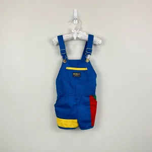 Vintage OshKosh Color Block Shortalls 4T USA