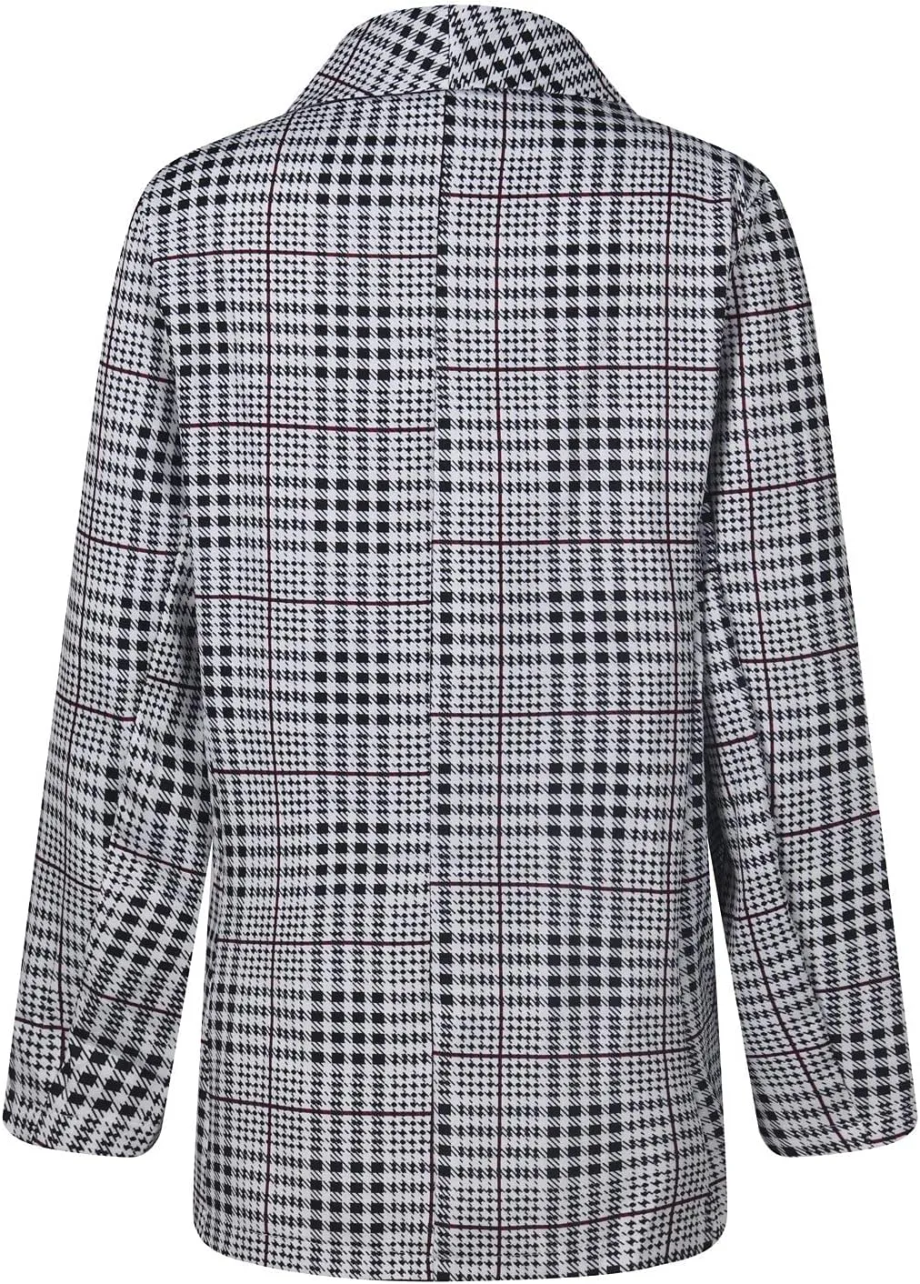 Women's Casual Blazer Fashion Long Sleeve Print Color Coat Open Front Suit Jacket Blazers for Work Casual